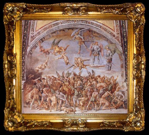 framed  Luca Signorelli The Damned Cast into Hell, ta009-2